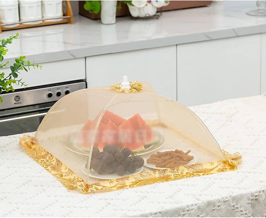 Modern Simple Foldable Mesh Round Food Cover for Dining Table, Dustproof and Anti fly Diameter 60cm
Modern Simple Foldable Mesh Round Food Cover for Dining Table, Dustproof and Anti fly Diameter 60cm
