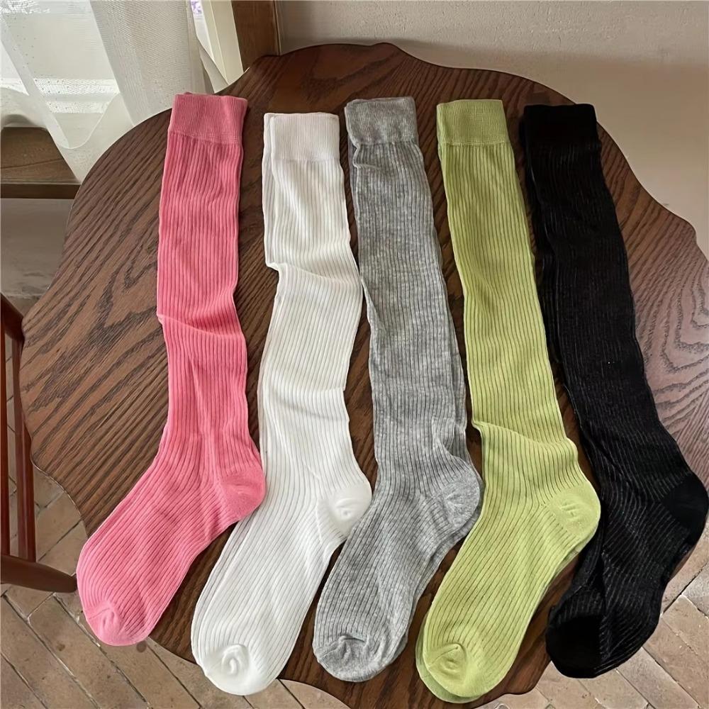 1 pair Solid Color Long Tube Socks Spring Summer Calf Socks New Stacked Socks Girl Stockings білий
1 pair Solid Color Long Tube Socks Spring Summer Calf Socks New Stacked Socks Girl Stockings білий