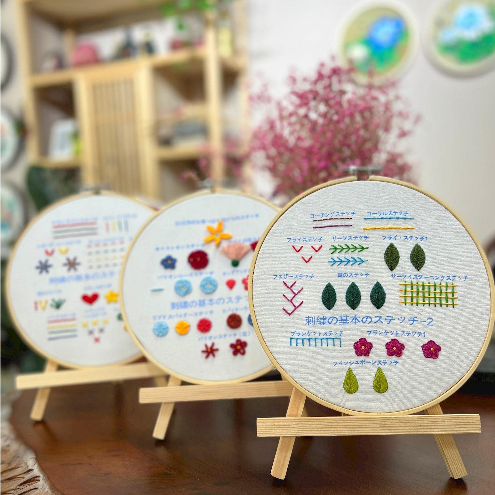 JianJian s Home 3-Piece Embroidery Kit for Beginners Basic Stitch Set Japanese Stitching Guide Wooden Base Cross Stitch DIY Home Craft
JianJian s Home 3-Piece Embroidery Kit for Beginners Basic Stitch Set Japanese Stitching Guide Wooden Base Cross Stitch DIY Home Craft