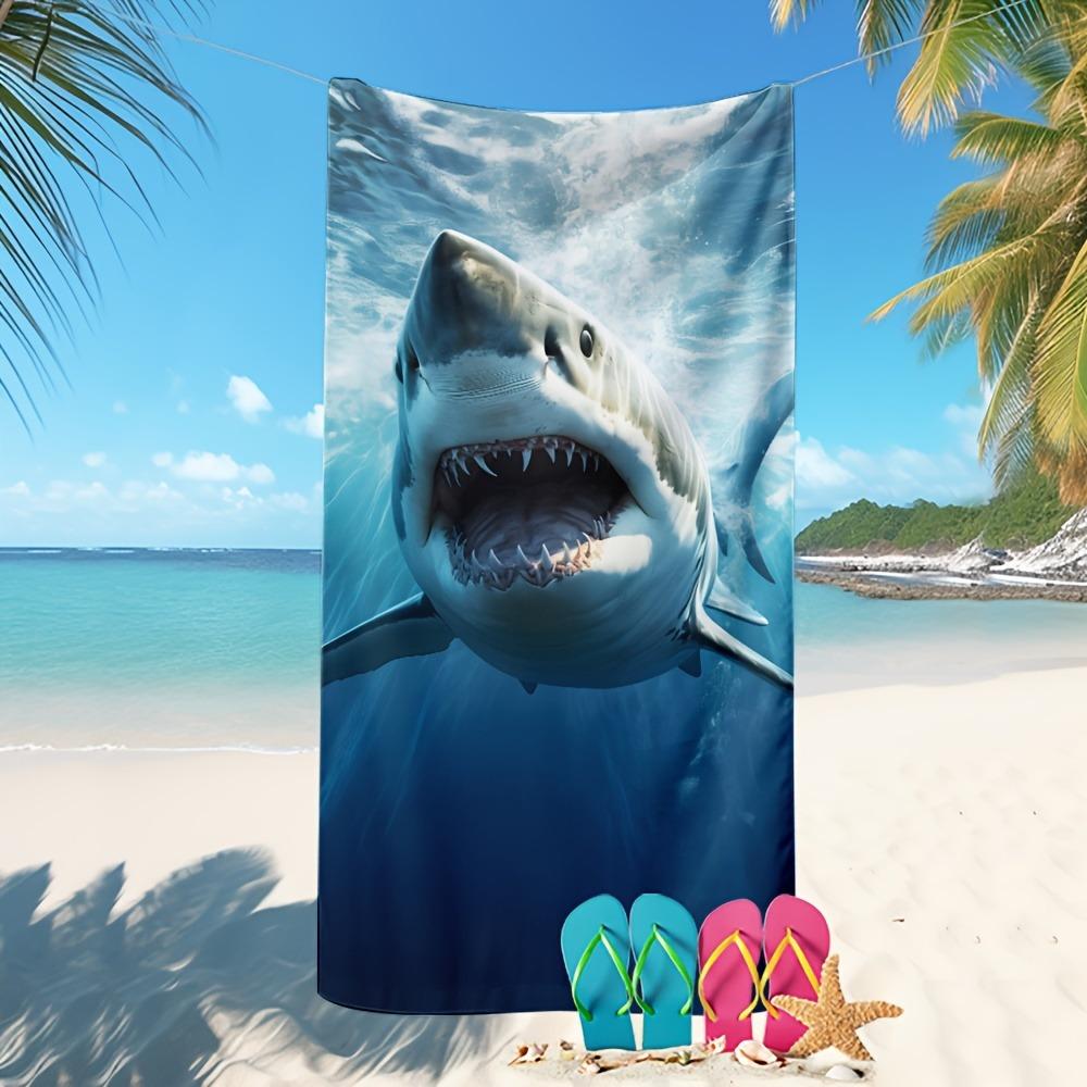 Shark-Inspired Beach Towel: Dive into Summer Fun! Suitable for towels, bath towels, beach towels W30*H60(CM)
Shark-Inspired Beach Towel: Dive into Summer Fun! Suitable for towels, bath towels, beach towels W30*H60(CM)