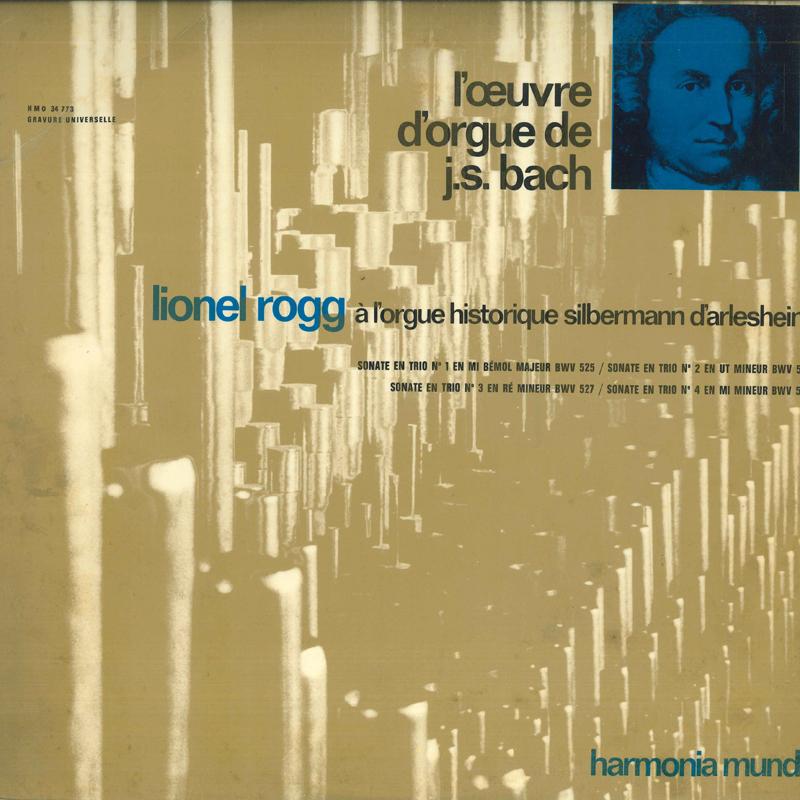 LP Record JOHANN SEBASTIAN BACH LIONEL ROGG Loeuvre DOrgue De J.S. Bach HMO34773 HARMONIA MUNDI 1968 France Classical Used
LP Record JOHANN SEBASTIAN BACH LIONEL ROGG Loeuvre DOrgue De J.S. Bach HMO34773 HARMONIA MUNDI 1968 France Classical Used