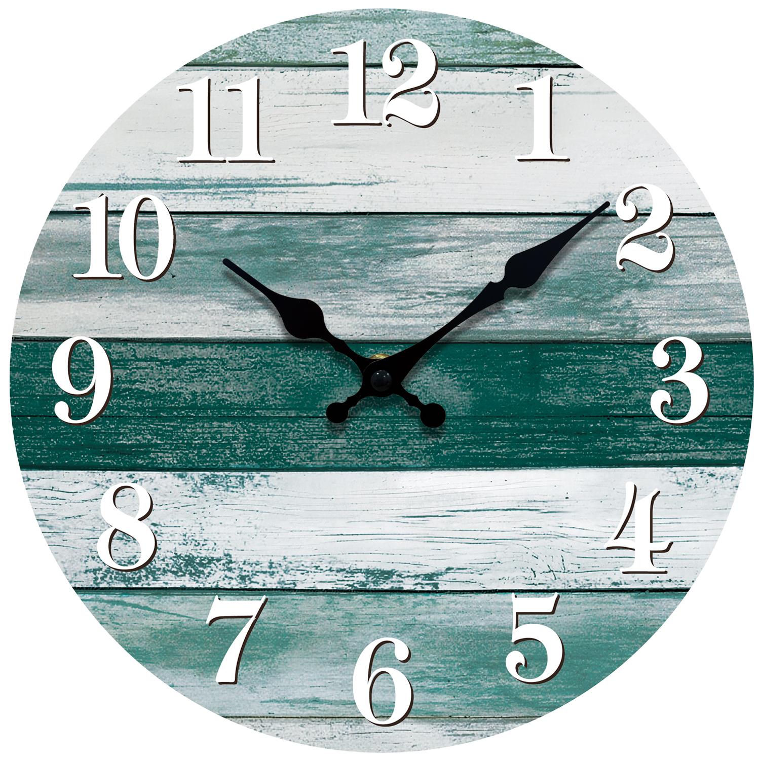 Vintage Wood Wall Clock Green White Silent Non-Ticking Quartz Clock Rustic Farmhouse Decor for Living Room Bedroom Kitchen (as the picture,8 inch)
Vintage Wood Wall Clock Green White Silent Non-Ticking Quartz Clock Rustic Farmhouse Decor for Living Room Bedroom Kitchen (as the picture,8 inch)