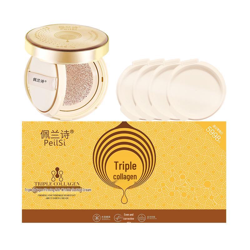 Perlan Shi P827 Triple Collagen Firming Anti-Wrinkle Cushion Foundation белый/слоновая кость
Perlan Shi P827 Triple Collagen Firming Anti-Wrinkle Cushion Foundation белый/слоновая кость