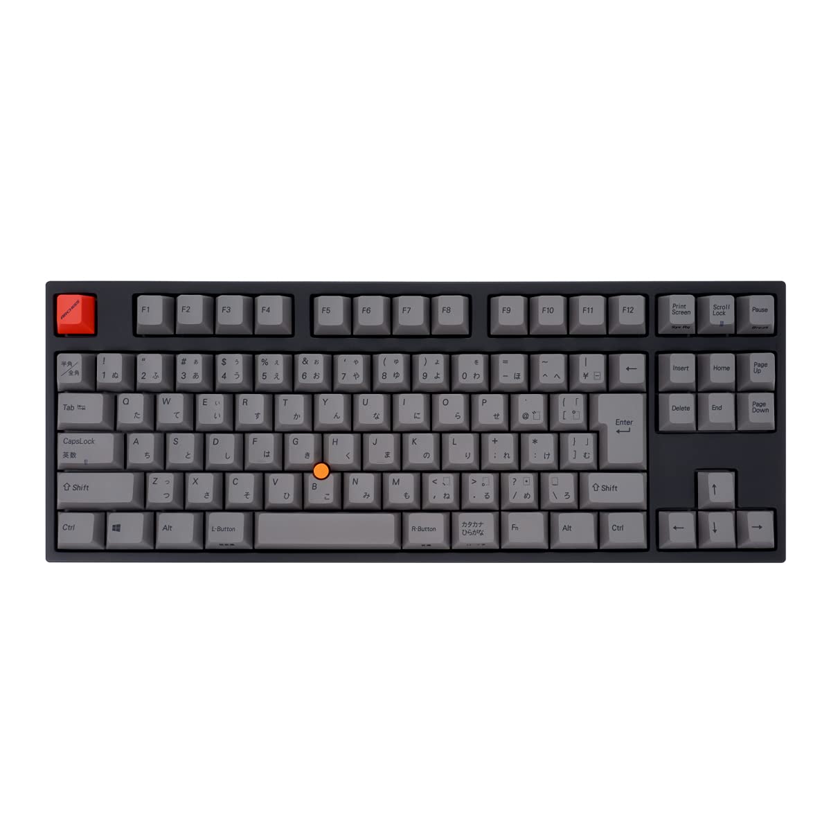 Archiss Quattro TKL Wired Mechanical Keyboard CHERRY MX Red Axis Tenkeyless Japanese Layout 91 Keys Equipped with Capacitive Pointing Stick Black
Archiss Quattro TKL Wired Mechanical Keyboard CHERRY MX Red Axis Tenkeyless Japanese Layout 91 Keys Equipped with Capacitive Pointing Stick Black