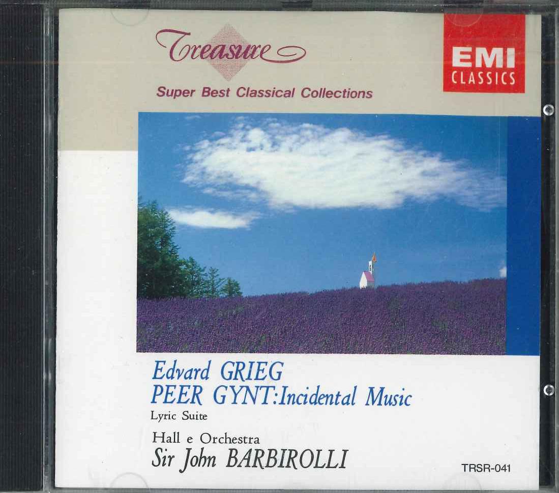CD SIR JOHN BARBIROLLI - Grieg;peer Gynt,ect Barbirolli 724347885822 EMI Japan Classical Used
CD SIR JOHN BARBIROLLI - Grieg;peer Gynt,ect Barbirolli 724347885822 EMI Japan Classical Used