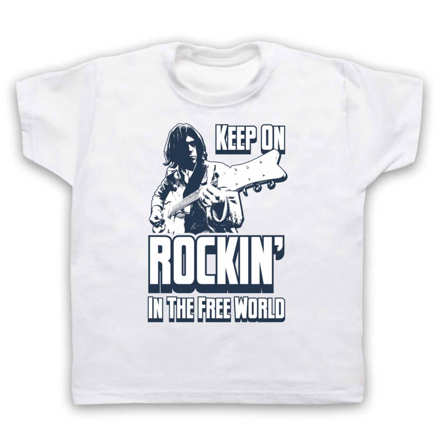 KEEP ON ROCKIN NEIL UNOFFICIAL IN FREE WORLD FOLK ROCK KIDS CHILDS T-shirt 120
KEEP ON ROCKIN NEIL UNOFFICIAL IN FREE WORLD FOLK ROCK KIDS CHILDS T-shirt 120
