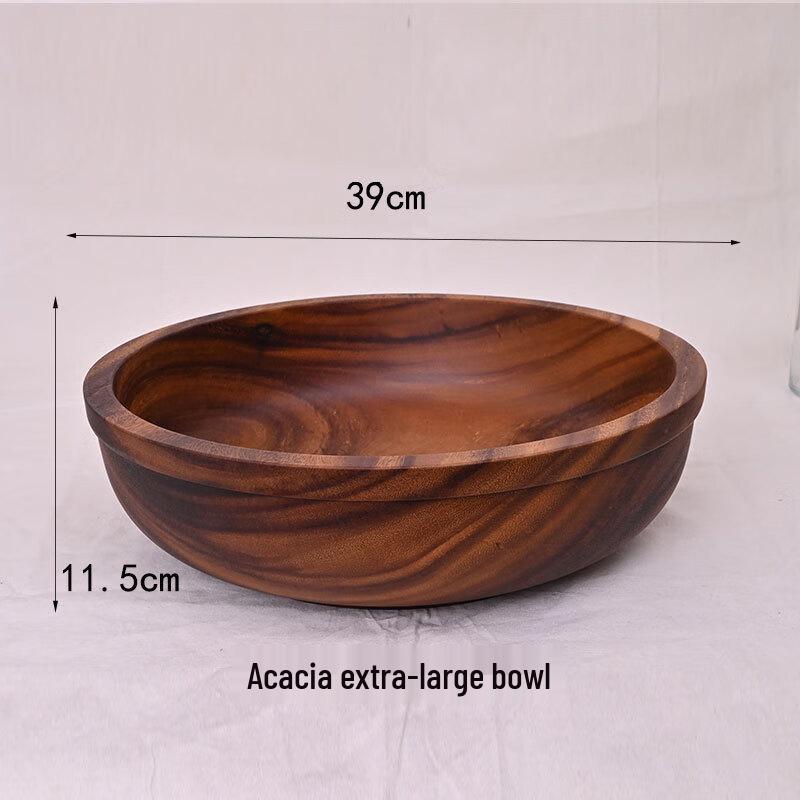 ZISIZ Acacia Wood Round Salad Soup Bowl
ZISIZ Acacia Wood Round Salad Soup Bowl