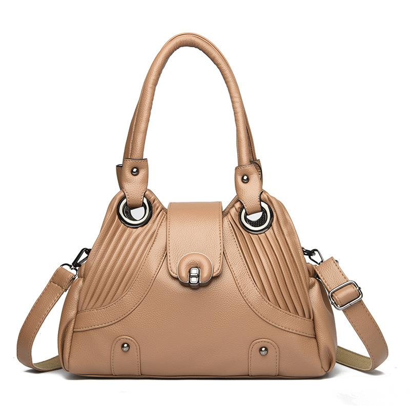 Модная женская сумка, одноплечевая ручная сумка с плиссировкой легкие хаки
Модная женская сумка, одноплечевая ручная сумка с плиссировкой легкие хаки