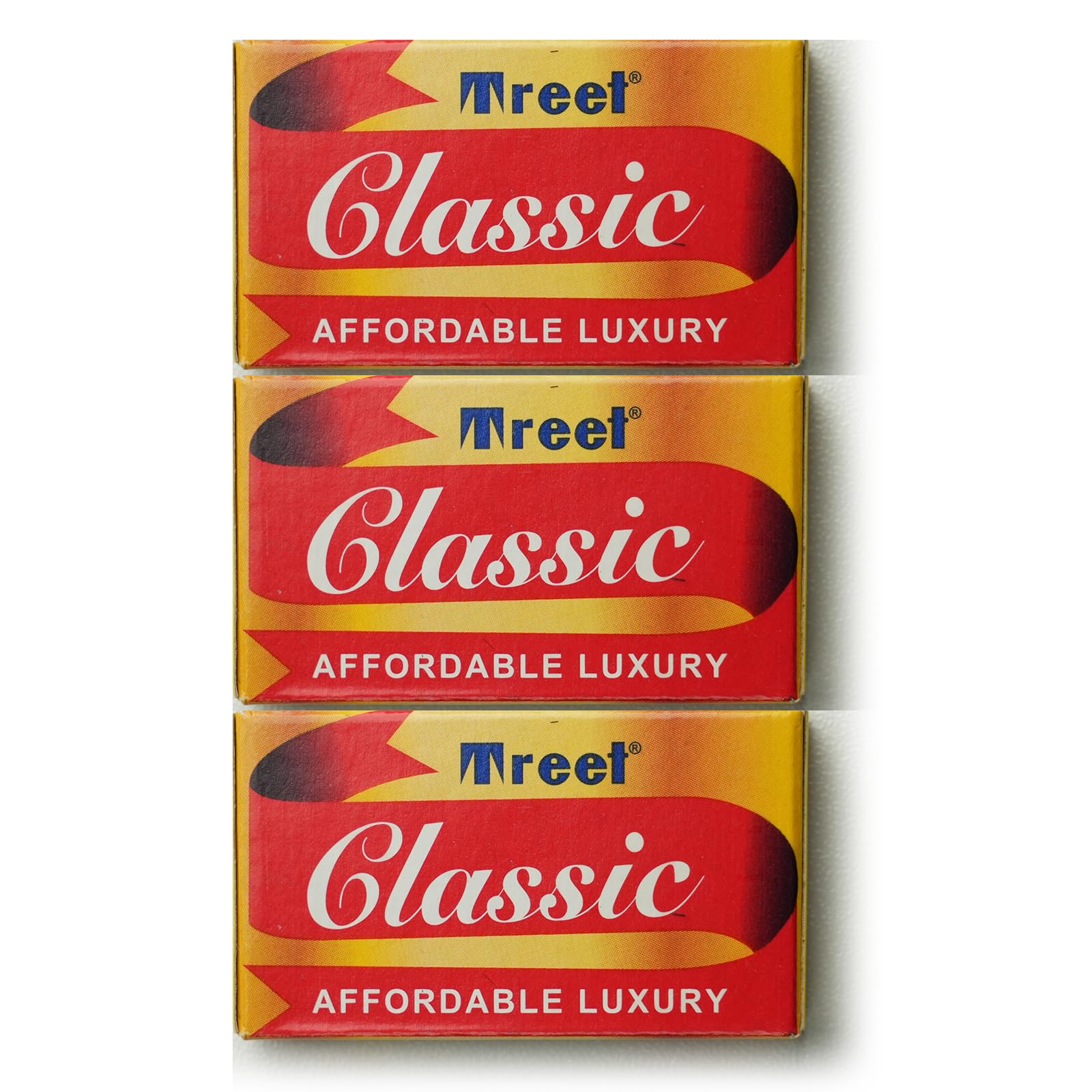 Treet CLASSIC Treat Classic CARBON STEEL DOUBLE EDGE BLADE Double Edge Replacement Blade Set of 30 Single Blade Razor Replacement Blade Made in
Treet CLASSIC Treat Classic CARBON STEEL DOUBLE EDGE BLADE Double Edge Replacement Blade Set of 30 Single Blade Razor Replacement Blade Made in