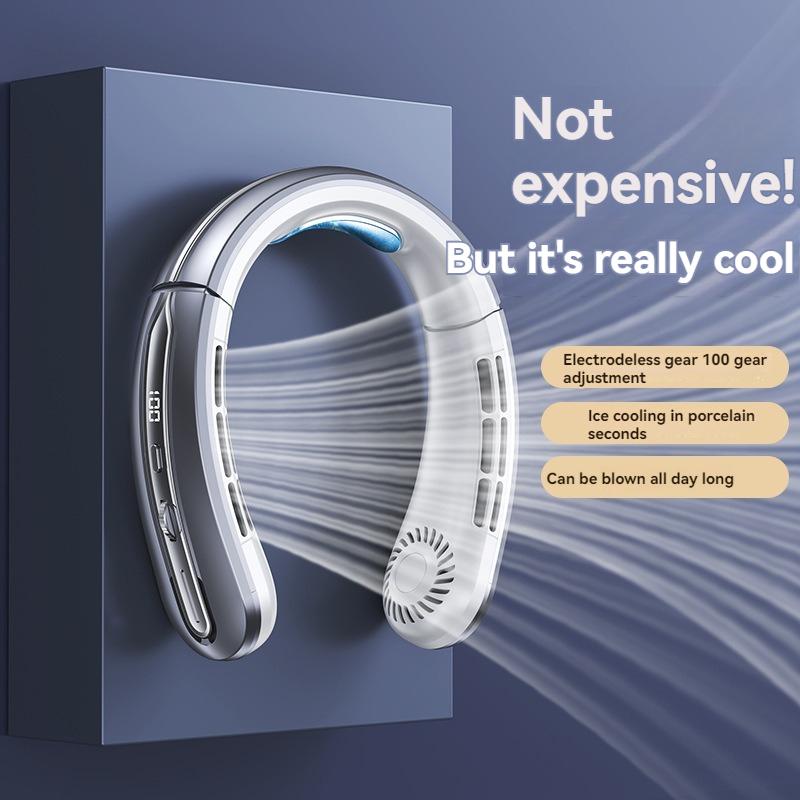 Hanging neck fan with 100 gear adjustment, portable charging, portable small USB, silent hanging neck cooling air, leafless темно-серого
Hanging neck fan with 100 gear adjustment, portable charging, portable small USB, silent hanging neck cooling air, leafless темно-серого