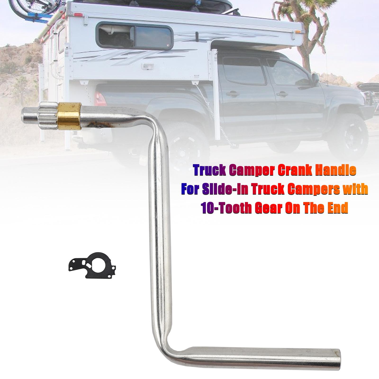 Truck Camper Crank Handle For Slide-in Truck Campers with 10-Tooth Gear On The End
Truck Camper Crank Handle For Slide-in Truck Campers with 10-Tooth Gear On The End