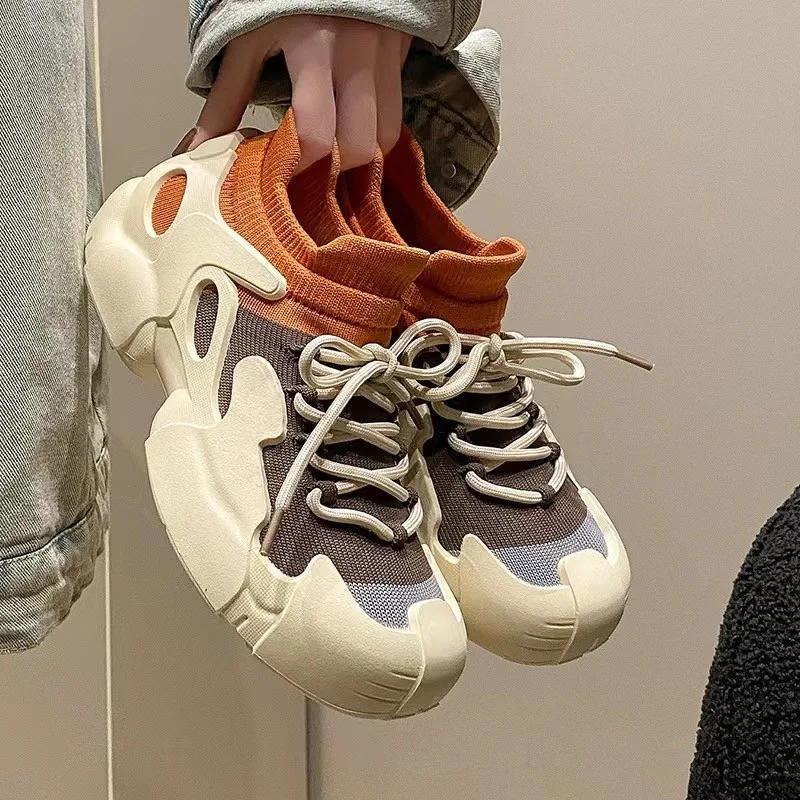 2026 Women s Casual Sports Shoes Breathable Color Blocking Dad Shoes Knitted Sock Shoes Women Sneakers Zapatos De Mujer 36
2026 Women s Casual Sports Shoes Breathable Color Blocking Dad Shoes Knitted Sock Shoes Women Sneakers Zapatos De Mujer 36