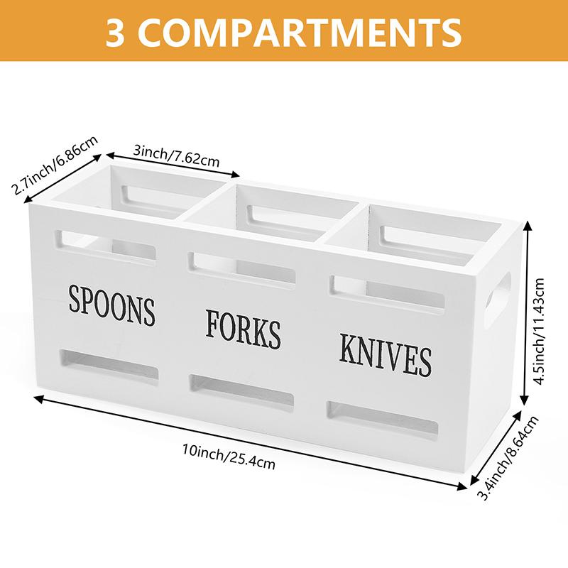 Silverware Caddy Wood Utensil Caddy With 3 Compartments Large Capacity Kitchen Flatware Utensil Holder For Forks Spoons Cutters
Silverware Caddy Wood Utensil Caddy With 3 Compartments Large Capacity Kitchen Flatware Utensil Holder For Forks Spoons Cutters