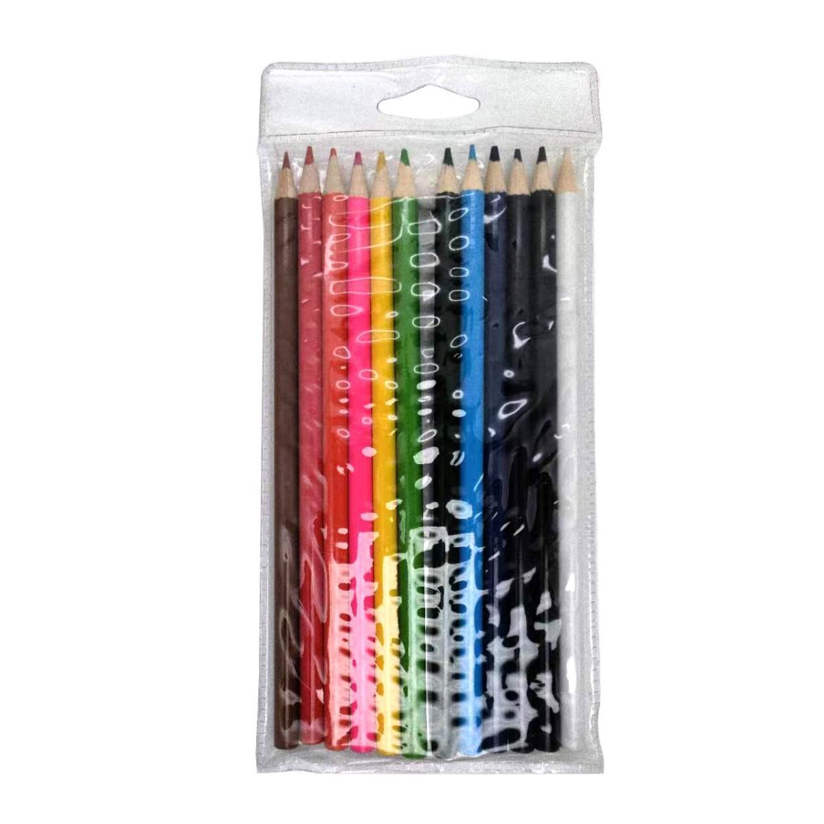 In Stock: 12-Color Oil-Based Colored Pencil Set for Kids & Students - Ideal for Sketching, Doodling & Hand-Painted Art CP-R12-5
In Stock: 12-Color Oil-Based Colored Pencil Set for Kids & Students - Ideal for Sketching, Doodling & Hand-Painted Art CP-R12-5