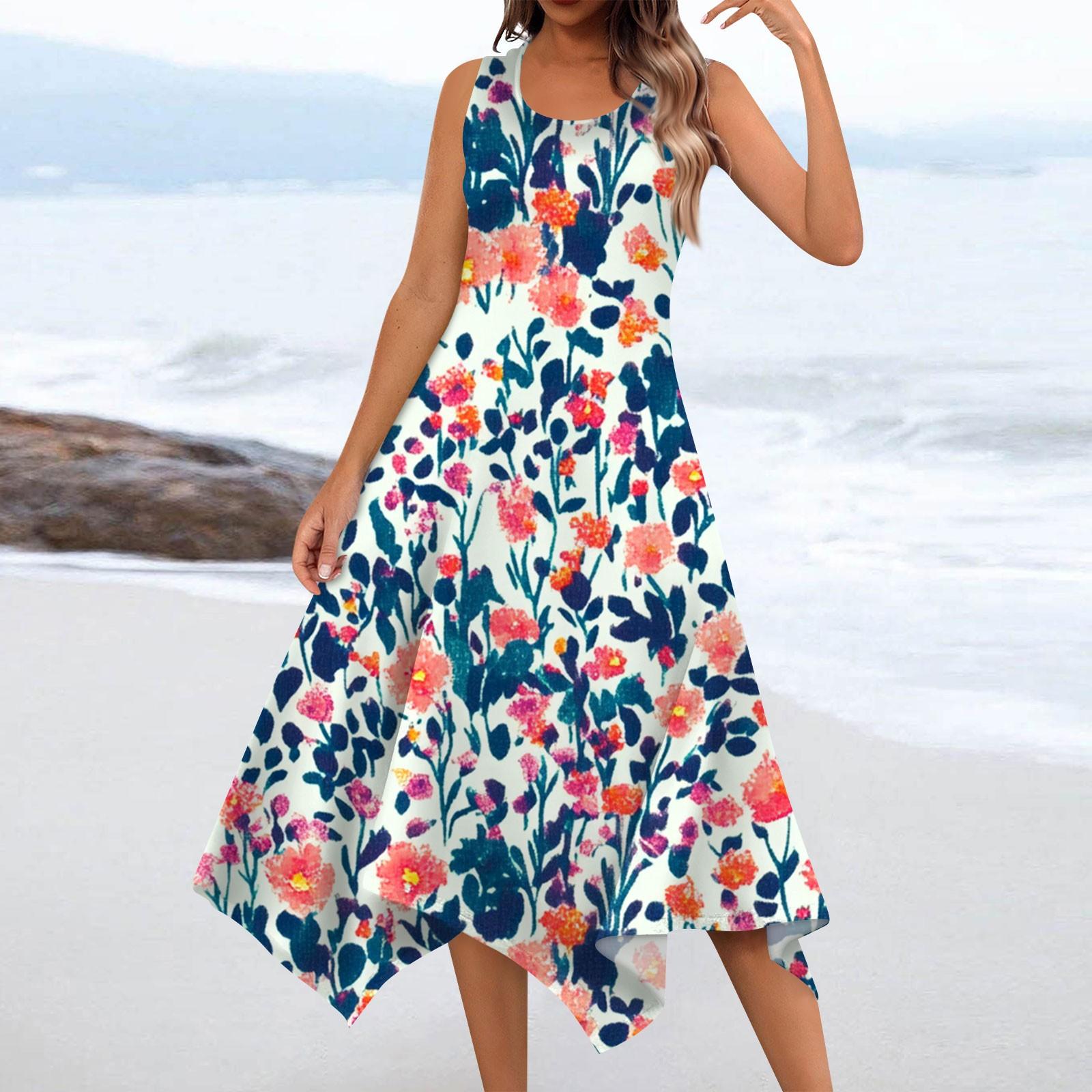 Жіноча повсякденна модна сукня міді з круглим вирізом і квітковим принтом без рукавів із нерівним подолом S помаранчевий
Жіноча повсякденна модна сукня міді з круглим вирізом і квітковим принтом без рукавів із нерівним подолом S помаранчевий