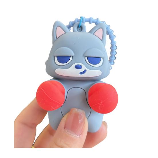 Keychain Pendant Cartoon Bear Panda Shape Stress Relief Fidget Pendant with Bead Chain Lanyard Keys Bags Decompression Toy
Keychain Pendant Cartoon Bear Panda Shape Stress Relief Fidget Pendant with Bead Chain Lanyard Keys Bags Decompression Toy