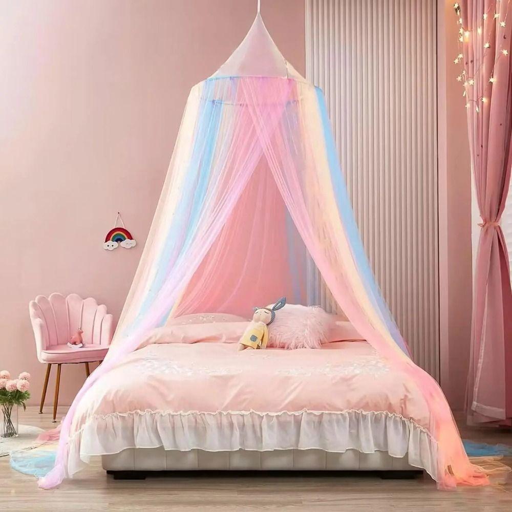 Rainbow Color Dome Mosquito Net Princess Style Bed Tent Universal Bed Canopy Summer 60x250x1250cm
Rainbow Color Dome Mosquito Net Princess Style Bed Tent Universal Bed Canopy Summer 60x250x1250cm