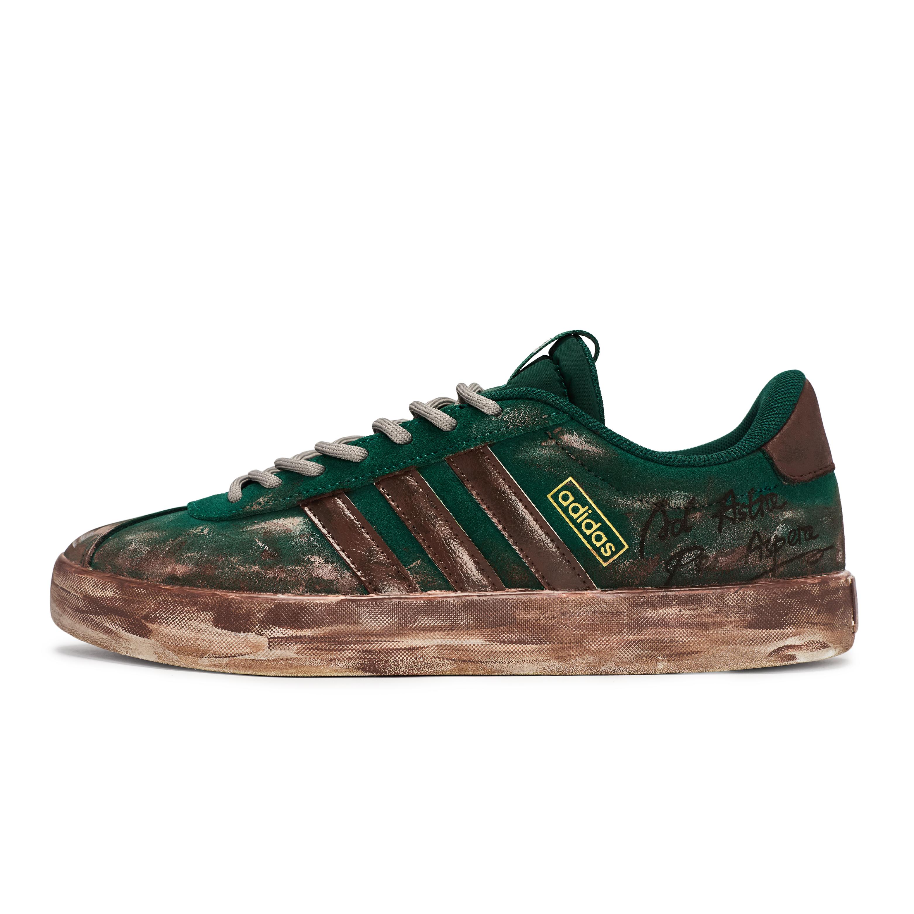 Adidas VL COURT 3.0 811 Manufacturing, Vintage Leather Low top Skateboard Shoes Unisex Green Brown ID6284(Team80-) 36
Adidas VL COURT 3.0 811 Manufacturing, Vintage Leather Low top Skateboard Shoes Unisex Green Brown ID6284(Team80-) 36