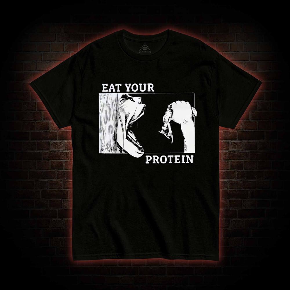 Eat Your Protein T-Shirt | Gothic anime Gym Workout Fitness Gift Unisex Tee 2XL
Eat Your Protein T-Shirt | Gothic anime Gym Workout Fitness Gift Unisex Tee 2XL
