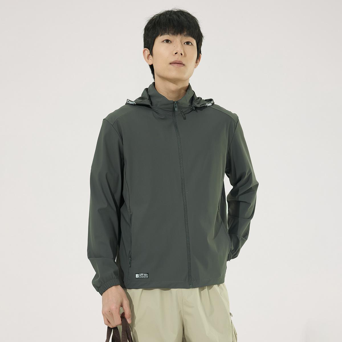 Унисекс Летняя Нейлоновая Ледяная Шелковая Устойчивая к УФ-лучам Дышащая Куртка для Защиты от Солнца 3XL