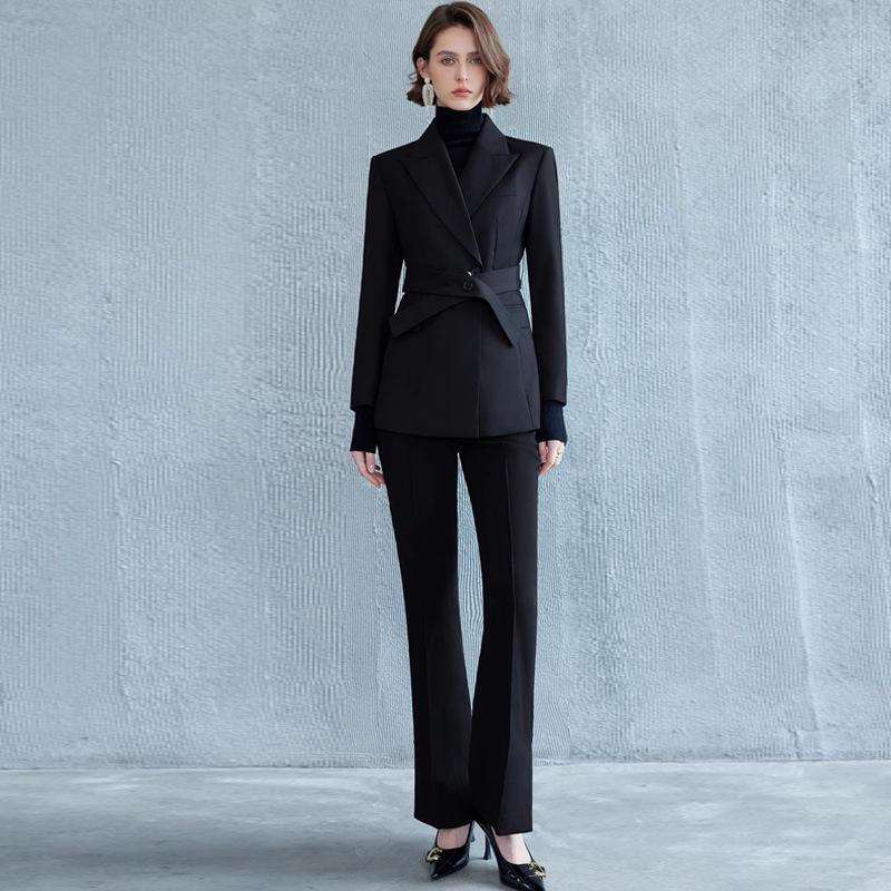 Women s Black Formal Suit: Perfect for College Interviews & Professional Occasions, Featuring a Waist-Cinching Jacket for an Elegant Look. M
Women s Black Formal Suit: Perfect for College Interviews & Professional Occasions, Featuring a Waist-Cinching Jacket for an Elegant Look. M