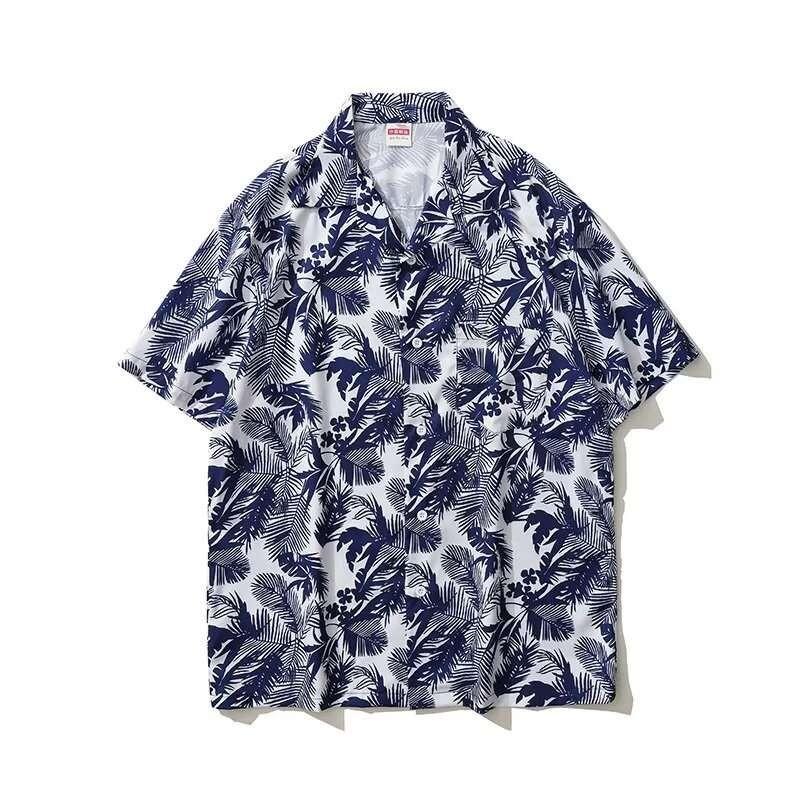 Лето Ootd Мужская мода с коротким рукавом с кубинским воротником Гавайская рубашка с цветочным принтом Корейский стиль Тропический дизайн Повседневные топы для пляжного отдыха
Лето Ootd Мужская мода с коротким рукавом с кубинским воротником Гавайская рубашка с цветочным принтом Корейский стиль Тропический дизайн Повседневные топы для пляжного отдыха