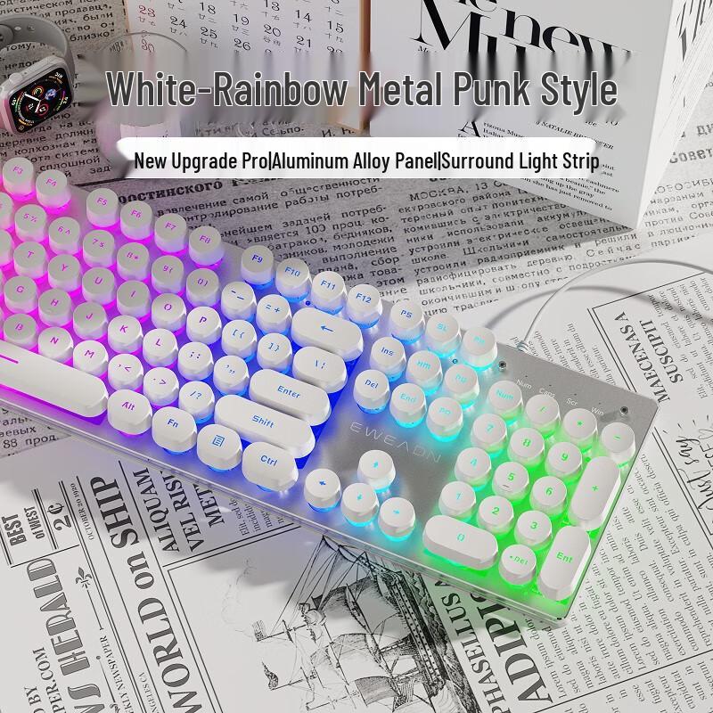 Youshion Pioneer Mechanical Punk Keyboard Mouse Set
Youshion Pioneer Mechanical Punk Keyboard Mouse Set