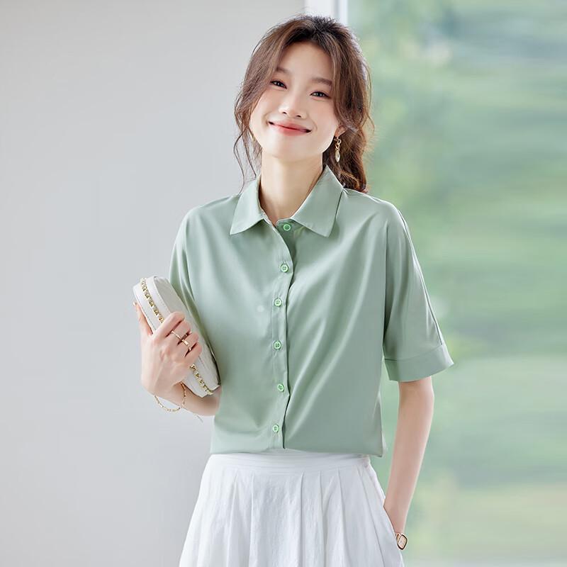 Tluoman Women s Short Sleeve Chiffon Blouse S
Tluoman Women s Short Sleeve Chiffon Blouse S