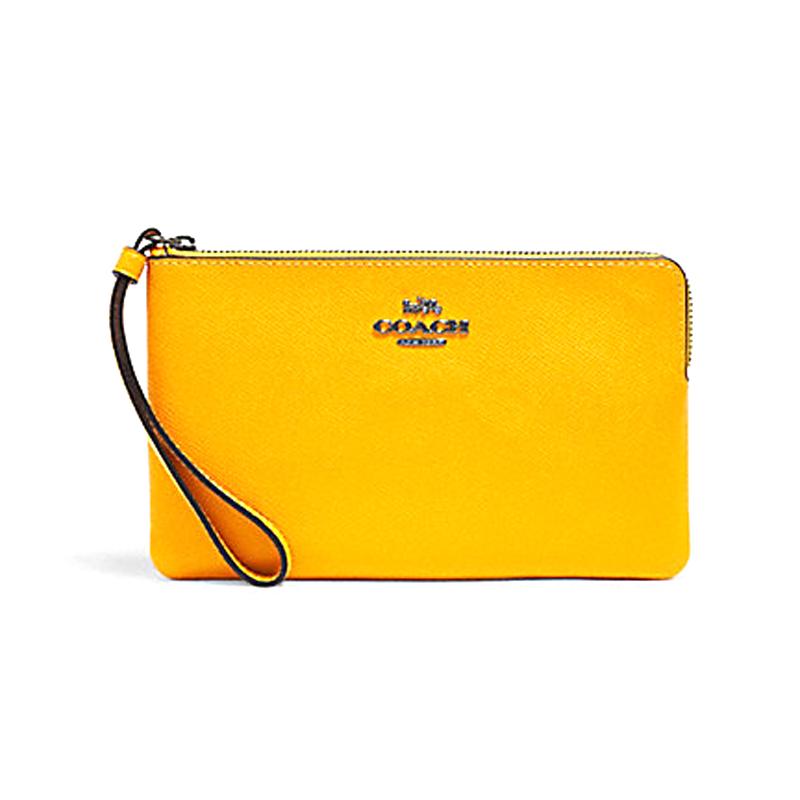 COACH Corner Zip 20 Solid Color Cross Pattern Zipper Wristband Leather Clutch Small Women s Candy Yellow жёлтый
COACH Corner Zip 20 Solid Color Cross Pattern Zipper Wristband Leather Clutch Small Women s Candy Yellow жёлтый
