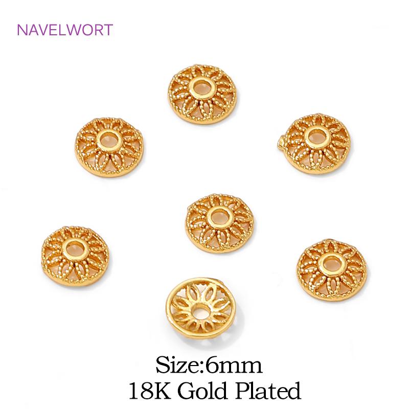 20/40Pcs/lot 5.5mm Brass Bead Caps 18K Gold Plated Bead End Caps For Jewelry Making,Caps For Beads,DIY Bracelet Making Findings 20 pieces
20/40Pcs/lot 5.5mm Brass Bead Caps 18K Gold Plated Bead End Caps For Jewelry Making,Caps For Beads,DIY Bracelet Making Findings 20 pieces