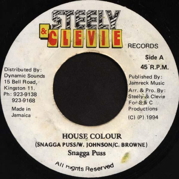 7inch Record SNAGGA PUSS - House Colour NONE Steely & Clevie 1994 Jamaica Reggae, Ska & Dub Used
7inch Record SNAGGA PUSS - House Colour NONE Steely & Clevie 1994 Jamaica Reggae, Ska & Dub Used