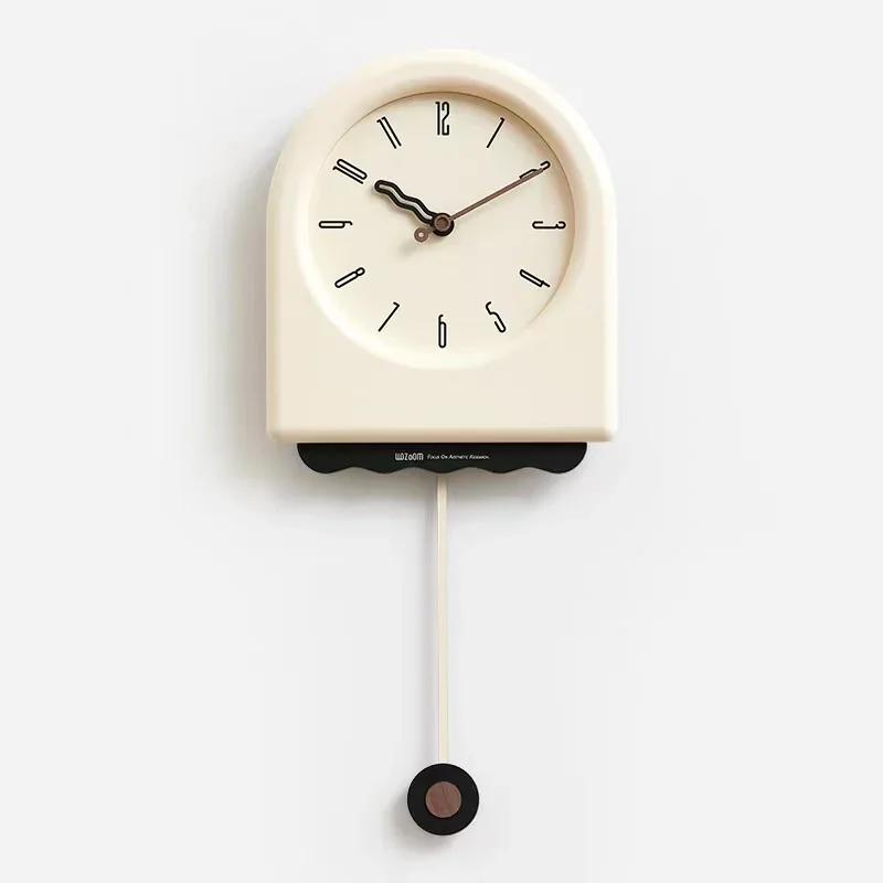 New Korea Cream Style Wall Clock Living Room Clocks Home Decor Digital Clocks Modern Design Swinging Pendulum Clock
New Korea Cream Style Wall Clock Living Room Clocks Home Decor Digital Clocks Modern Design Swinging Pendulum Clock