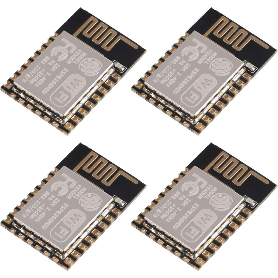 4pcs ESP8266 ESP-12F ESP-12E WiFi Serial Module Microcontroller 802.11N Wireless Transceiver Remote Port Network Module
4pcs ESP8266 ESP-12F ESP-12E WiFi Serial Module Microcontroller 802.11N Wireless Transceiver Remote Port Network Module
