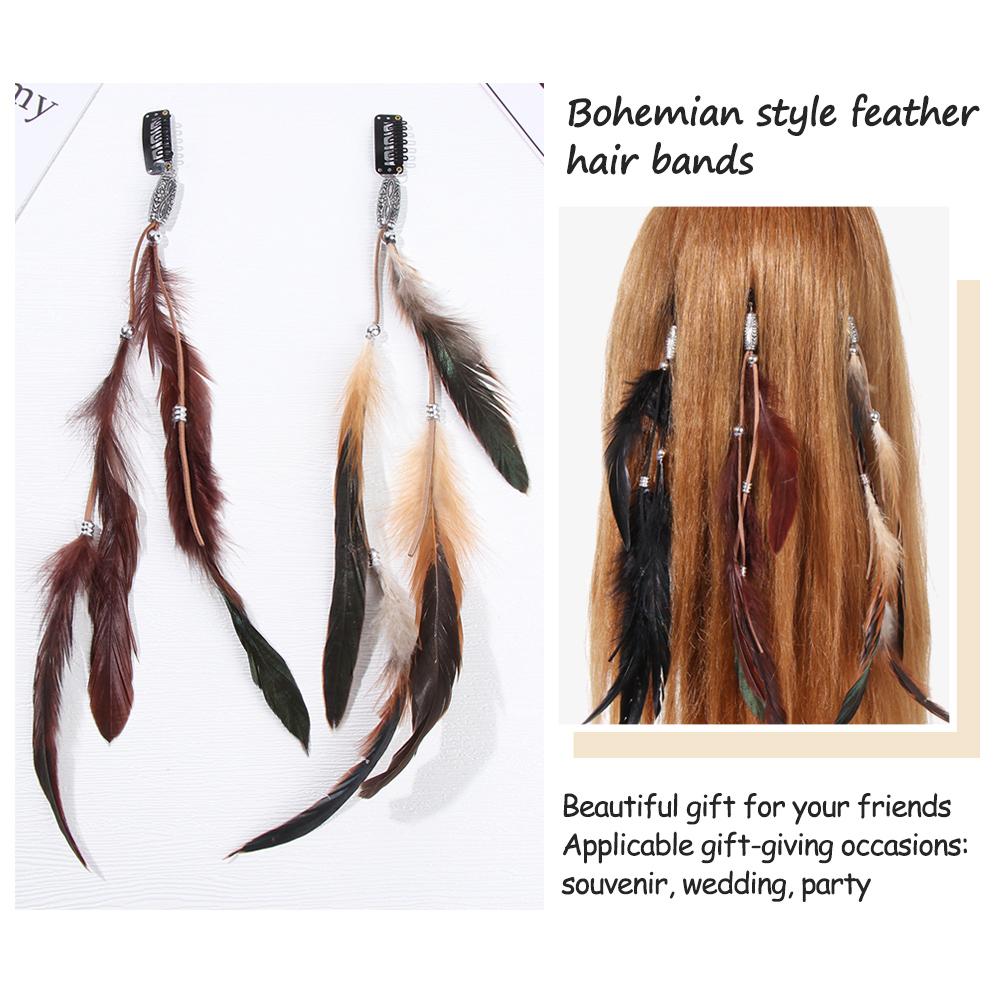 Comb Headdress Extensions Feather Hair Rope Hippie Headpieces Headband Headwear Novelty Hairclips чорний
Comb Headdress Extensions Feather Hair Rope Hippie Headpieces Headband Headwear Novelty Hairclips чорний