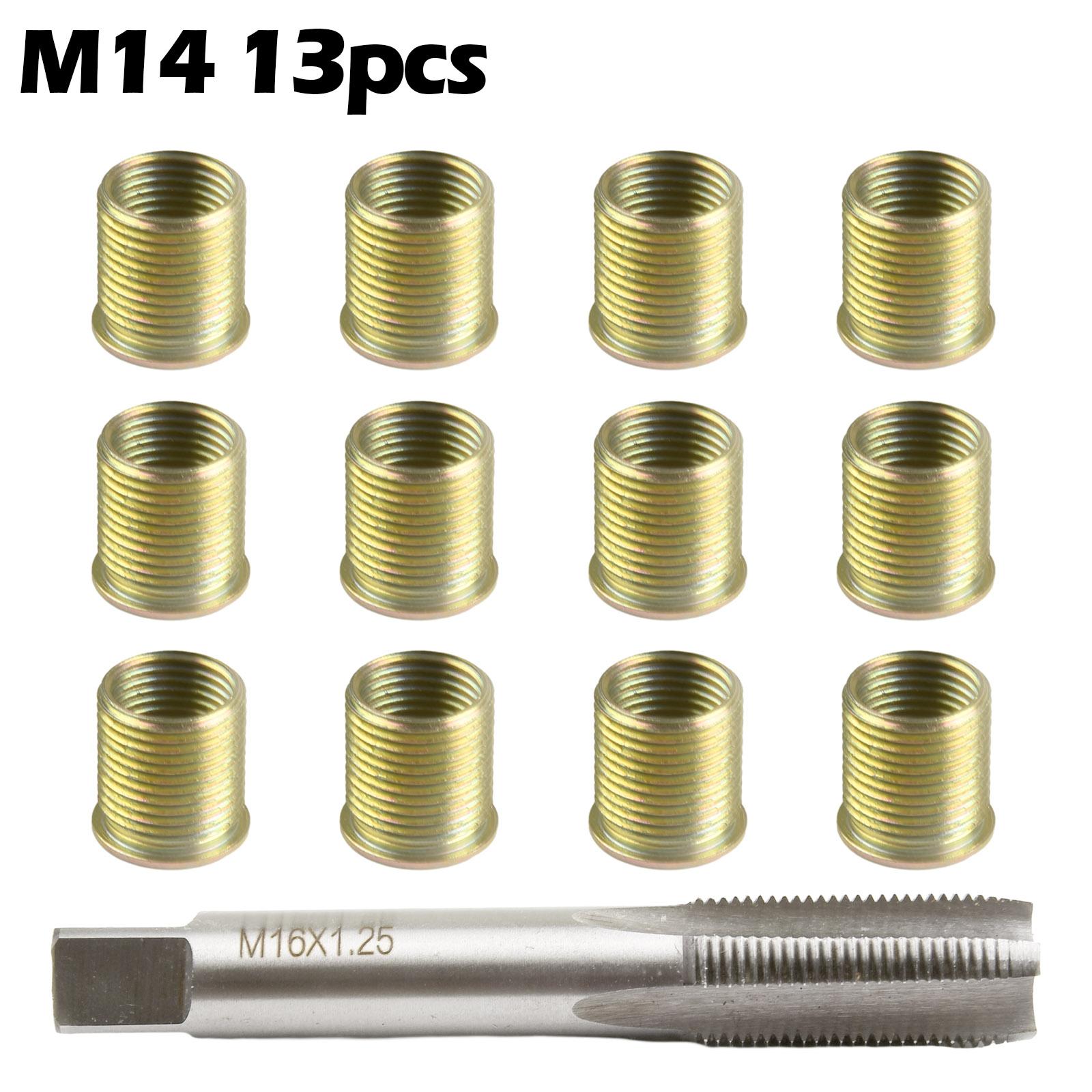 Thread Inserts Thread Tap Thread Repair Tools Galvanized M14X1.25 Inserts M16X1.25 Tap Kit STANDARD THREAD Stainless Steel New China Mainland
Thread Inserts Thread Tap Thread Repair Tools Galvanized M14X1.25 Inserts M16X1.25 Tap Kit STANDARD THREAD Stainless Steel New China Mainland
