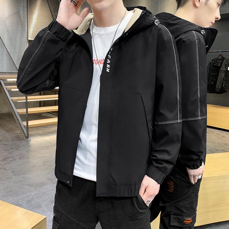 Мужское приталенное весеннее пальто в корейском стиле 2021 года - Повседневная спортивная рабочая куртка 3XL чёрный
Мужское приталенное весеннее пальто в корейском стиле 2021 года - Повседневная спортивная рабочая куртка 3XL чёрный