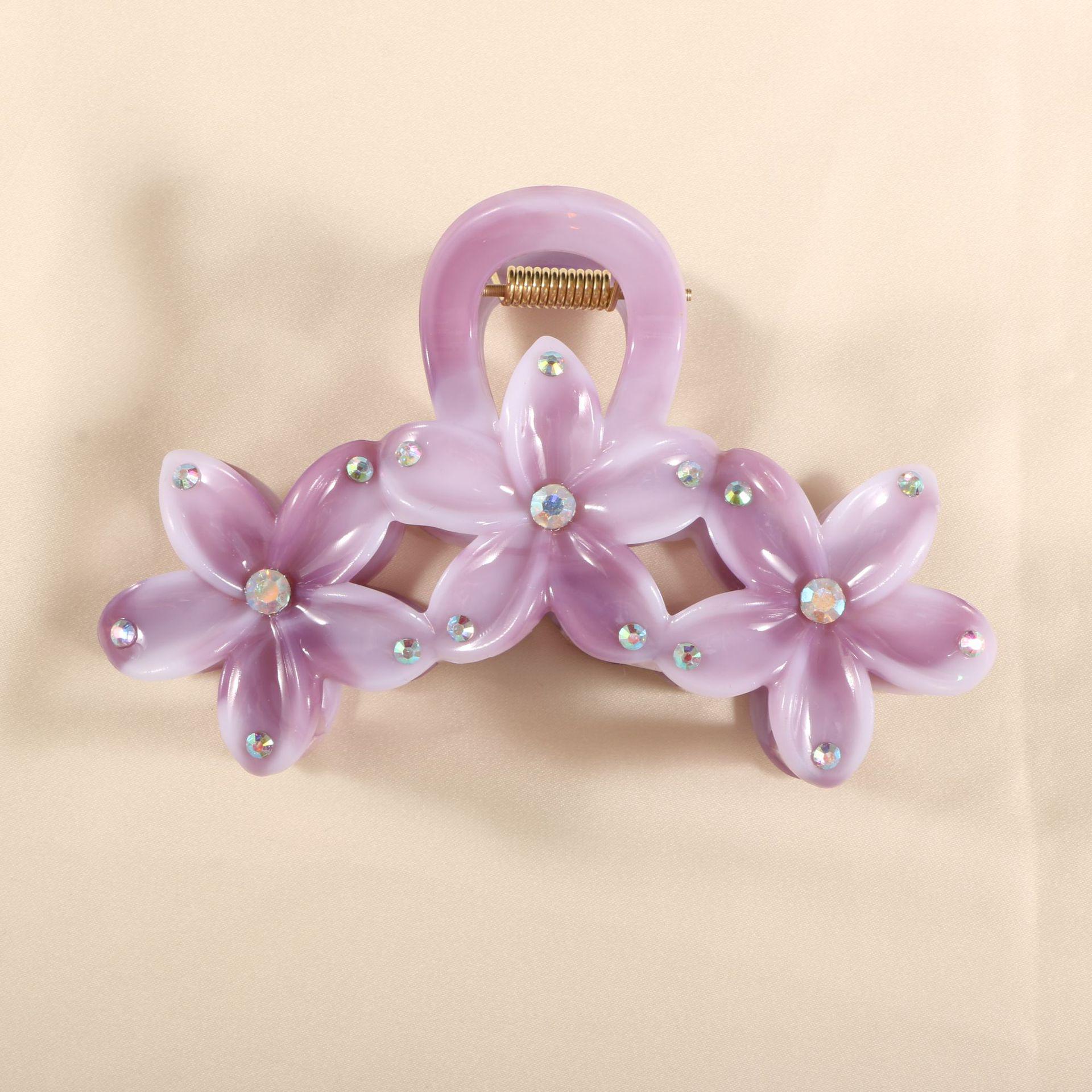 Gradient Plumeria Rhinestone Claw Clip: Candy Color Flower Hair Accessory for Updo Styles светло-фиолетовый
Gradient Plumeria Rhinestone Claw Clip: Candy Color Flower Hair Accessory for Updo Styles светло-фиолетовый