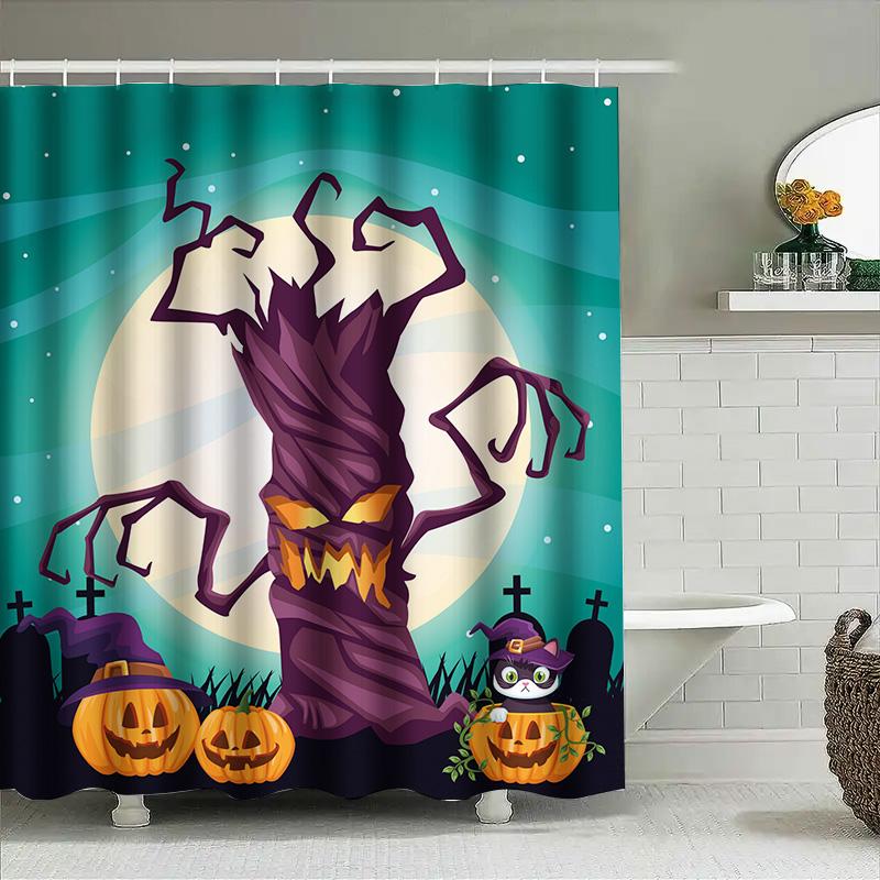 1Pchalloween Bat Pumpkin Shower Curtain Cute Scary Bathroom Decor For Kids Teens Girls W60H190(CM)-1 Pcs
1Pchalloween Bat Pumpkin Shower Curtain Cute Scary Bathroom Decor For Kids Teens Girls W60H190(CM)-1 Pcs