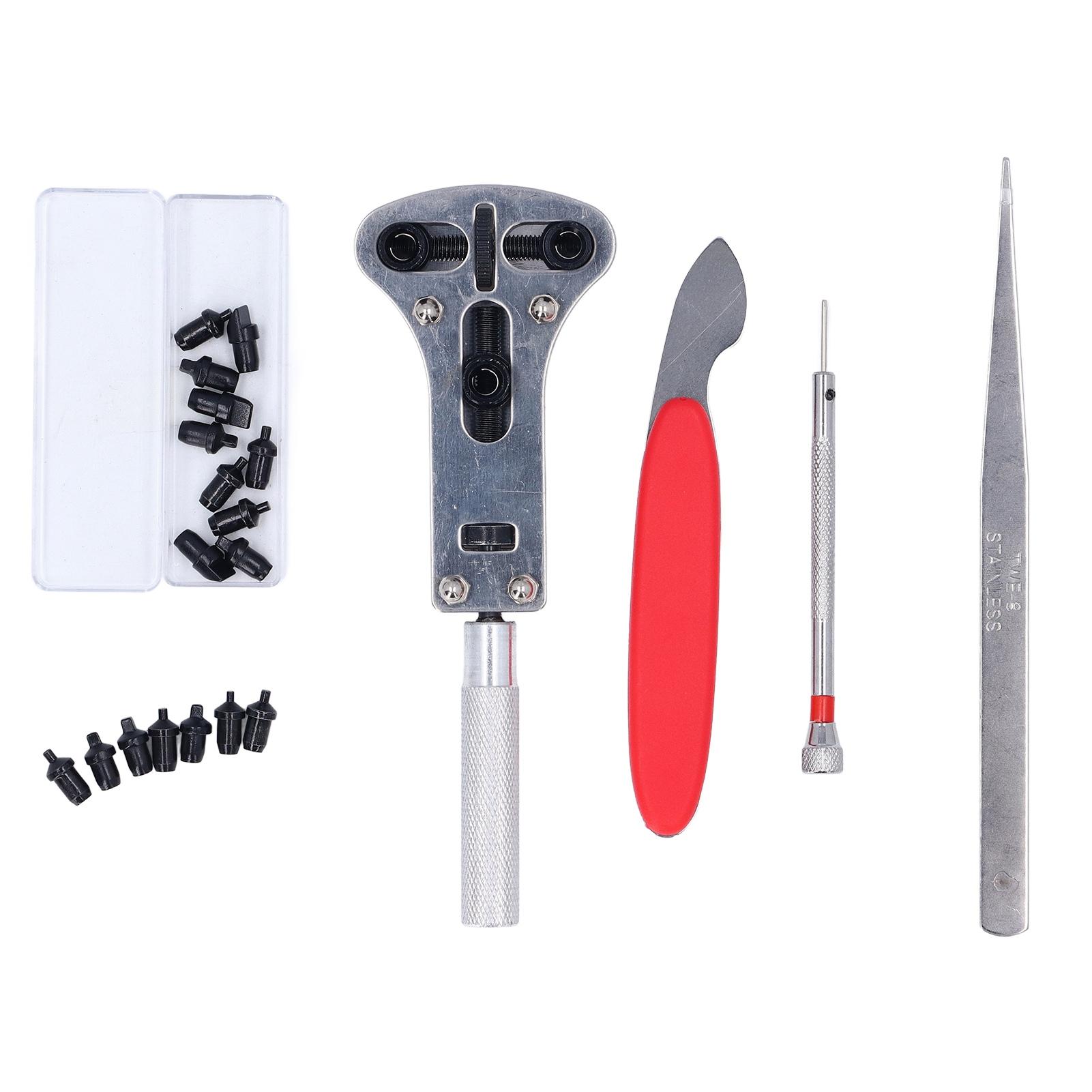 21pcs Watch Back Case Opener 3 Prong Watch Back Remover Watch Pry Slot Screwdriver Set for Battery
21pcs Watch Back Case Opener 3 Prong Watch Back Remover Watch Pry Slot Screwdriver Set for Battery