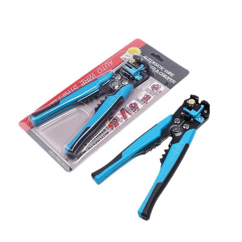 Автоматические многофункциональные клещи для зачистки и опрессовки проводов для электриков Wire strippers синий
Автоматические многофункциональные клещи для зачистки и опрессовки проводов для электриков Wire strippers синий