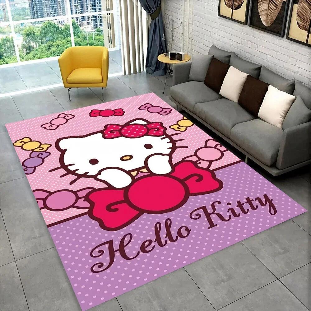 Килим для дівчинки з мультфільму Sanrio Новий килим Hello Kitty для спальні, вітальні, домашнього дивана, дитячий килимок для повзання 50x80cm
Килим для дівчинки з мультфільму Sanrio Новий килим Hello Kitty для спальні, вітальні, домашнього дивана, дитячий килимок для повзання 50x80cm