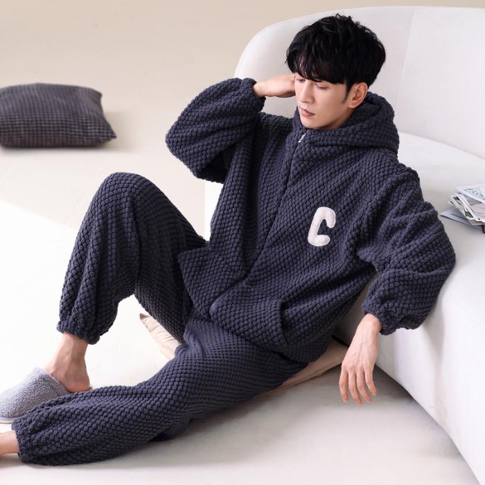 Чоловічий кардиган для сну з капюшоном на кораловому флісі, потовщений, домашній одяг, спортивний комплект, зимовий, теплий, затишний, фланелевий костюм для піжами L
Чоловічий кардиган для сну з капюшоном на кораловому флісі, потовщений, домашній одяг, спортивний комплект, зимовий, теплий, затишний, фланелевий костюм для піжами L