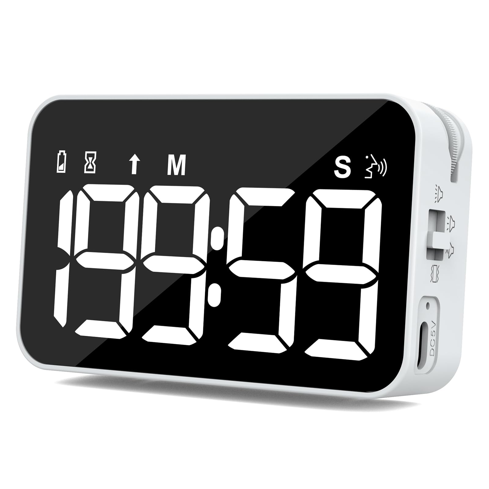 Xflyee Study Timer, Kitchen Timer, Stopwatch, Sound Notification, LED Large Screen, 200 Minutes, Silence, Vibration, Volume, Brightness Adjustment,
Xflyee Study Timer, Kitchen Timer, Stopwatch, Sound Notification, LED Large Screen, 200 Minutes, Silence, Vibration, Volume, Brightness Adjustment,