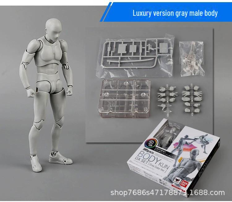 Арт-комикс Модель руки человека для эскизов, рисования и справки - Мужская и женская шарнирная подвижная кукла SHF deluxe male серый
Арт-комикс Модель руки человека для эскизов, рисования и справки - Мужская и женская шарнирная подвижная кукла SHF deluxe male серый