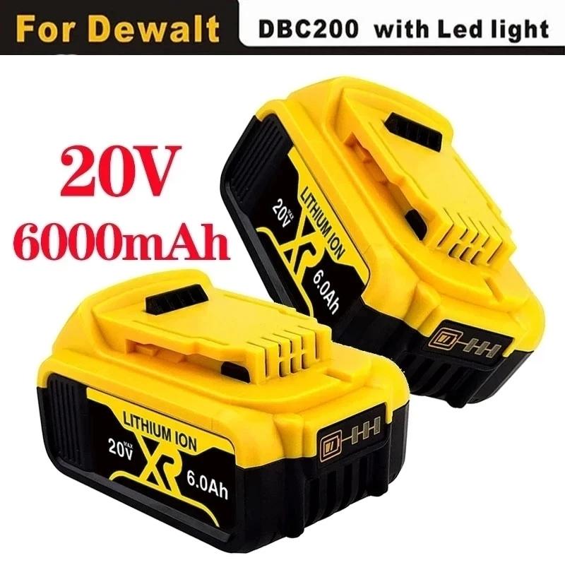 20v 6 .0ah Dcb200 Replacement Li -Ion Battery For Dewalt Max Xr Dcb205 Dcb201 Dcb203 Power Tool Batteries
20v 6 .0ah Dcb200 Replacement Li -Ion Battery For Dewalt Max Xr Dcb205 Dcb201 Dcb203 Power Tool Batteries