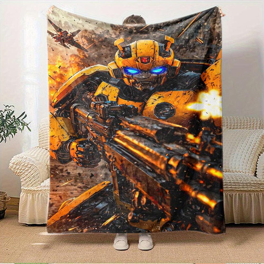 For Transformers,Bumblebee,Action-Themed Flannel Blanket, Glam Style, Digital Print, All-Season Comfort, Tear-Resistant, Knitted Craftsmansh 150x180cm
For Transformers,Bumblebee,Action-Themed Flannel Blanket, Glam Style, Digital Print, All-Season Comfort, Tear-Resistant, Knitted Craftsmansh 150x180cm