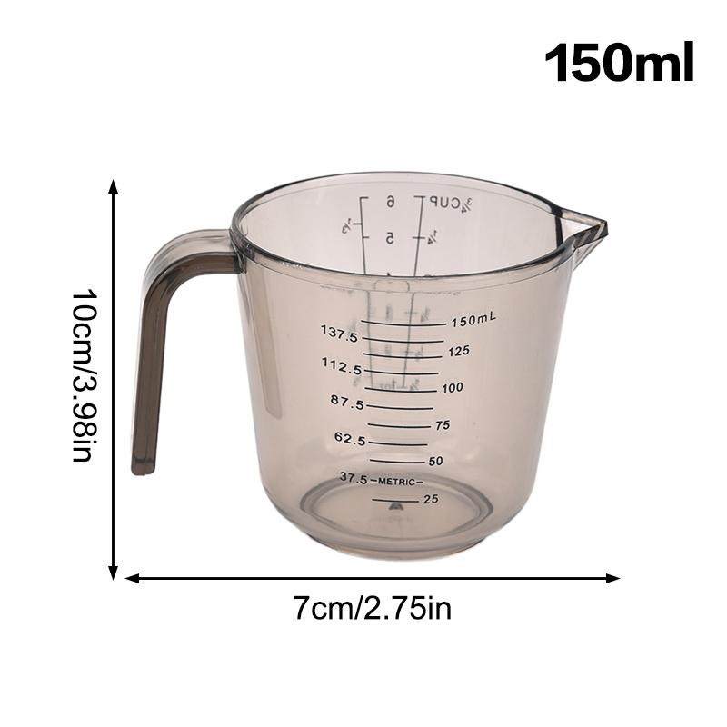 1 Pcs Baking Liquid Measuring Cups PS Scale Cup Plastic Measuring Volume Beaker Kitchen Baking Tools 150/300/600/1000ml
1 Pcs Baking Liquid Measuring Cups PS Scale Cup Plastic Measuring Volume Beaker Kitchen Baking Tools 150/300/600/1000ml