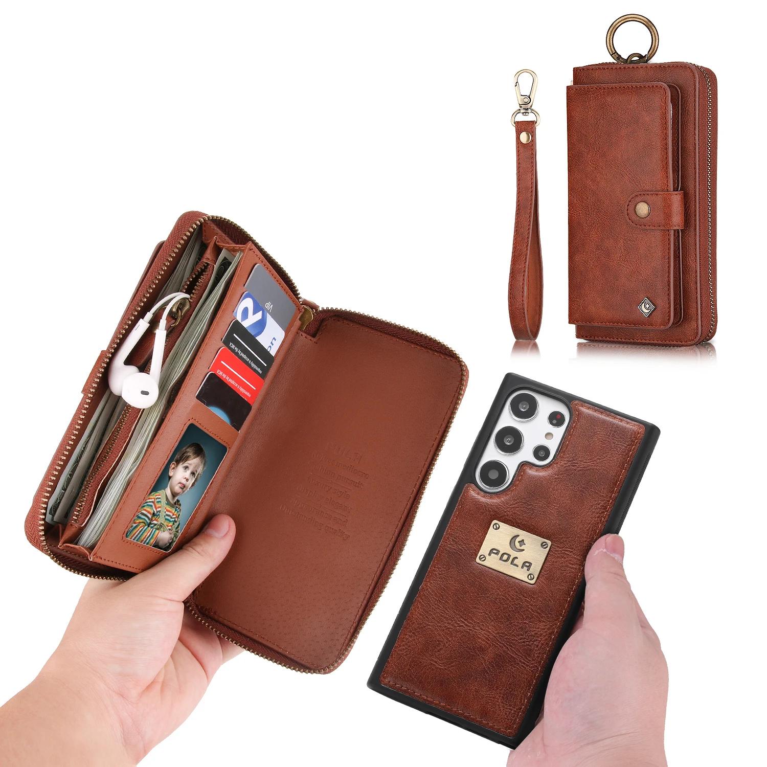 Wristband Ring Holder Cards Solt Phone Bag For Samsung S23 S24 Ultra S22 Plus S21 S20 Note20 A72 A52 Zipper Pocket Strap Cover For Samsung S24Ultra коричневий
Wristband Ring Holder Cards Solt Phone Bag For Samsung S23 S24 Ultra S22 Plus S21 S20 Note20 A72 A52 Zipper Pocket Strap Cover For Samsung S24Ultra коричневий