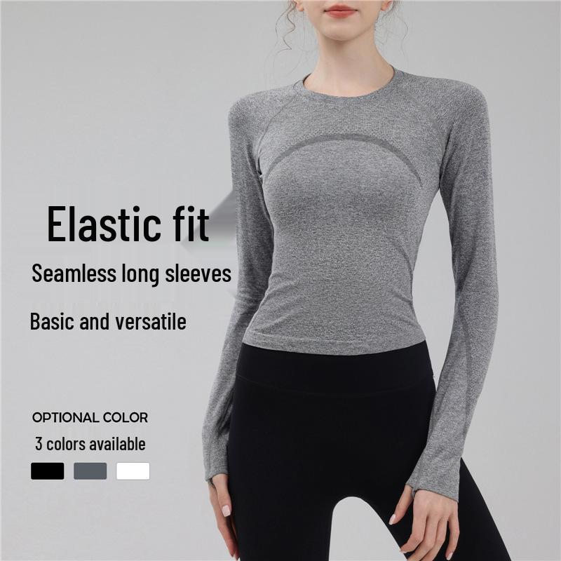 Women s Quick-Dry Long Sleeve Yoga & Running Top - Autumn/Winter Round Neck Fitness Shirt S хізер сірий колір
Women s Quick-Dry Long Sleeve Yoga & Running Top - Autumn/Winter Round Neck Fitness Shirt S хізер сірий колір