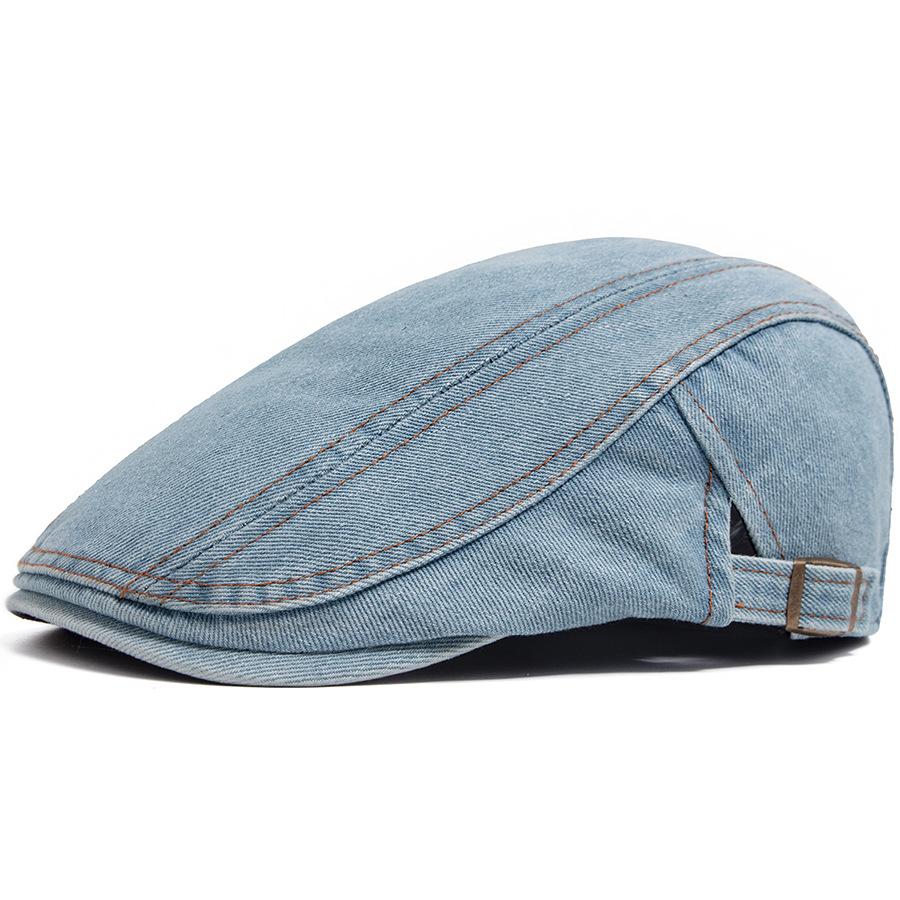 Весняно-осінній чоловічий washed denim бере бавовняний кепка-козирок жіночий британський стиль ретро передня кепка adjustable світло-синій колір
Весняно-осінній чоловічий washed denim бере бавовняний кепка-козирок жіночий британський стиль ретро передня кепка adjustable світло-синій колір